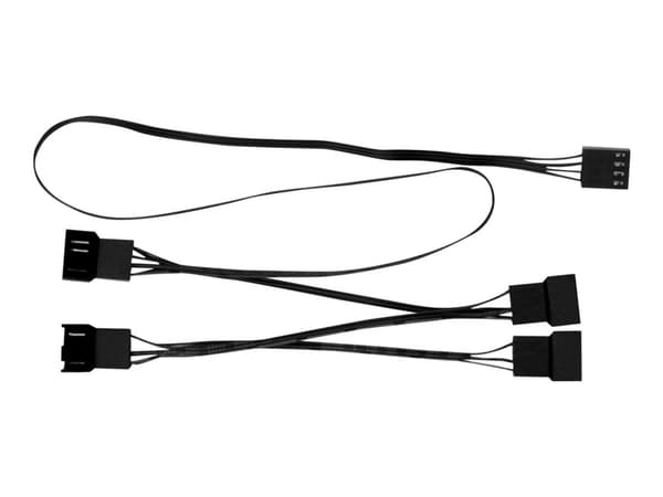 ARCTIC PST Cable Rev.2 - Forlengelseskabel for viftestrømforsyning - 4-pins PWM (hann) til 4-pins PWM (hunn) - 70 cm - svart