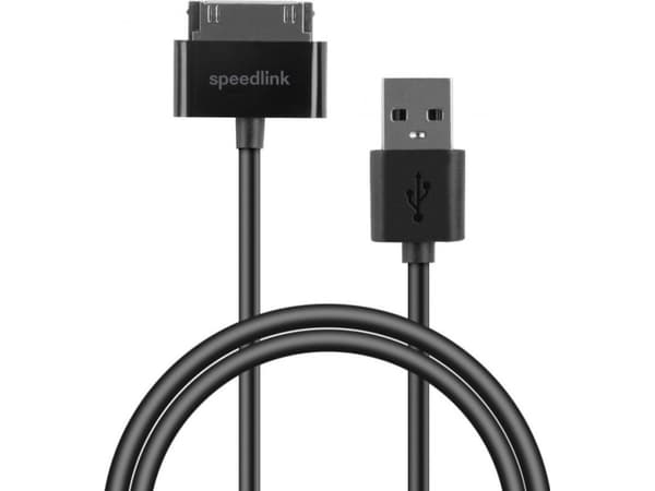 SPEEDLINK SL-7503-BK - Datakaapeli - USB (han) til Samsung 30-pins Dock-stikforbindelse (han) - 1 m - lajittelu - Samsung Galaxy Tab, Tab WiFi:lle