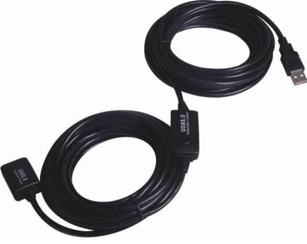 PREMIUMCORD PremiumCord USB 2.0 repeater og skjøtekabel A/M-A/F 25 m (ku2rep25)