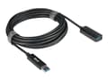 Pikkukuva 4 / 5: CLUB3D USB 3.2 Gen2 Type A Extension Cable 10Gbps M/F 5m/16.40ft, 5 m, USB A, USB A, USB 3.2 Gen 2 (3.1 Gen 2), 10 Mbit/s, Musta