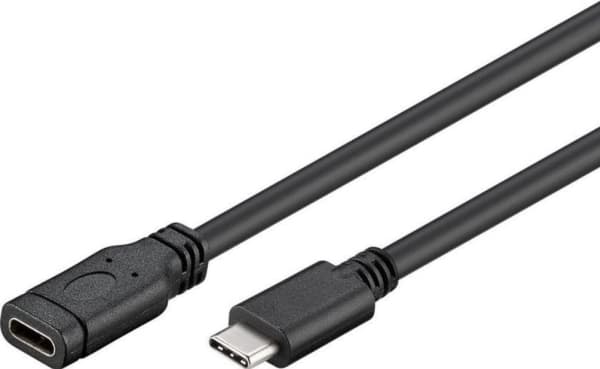 PREMIUMCORD USB-C-jatkojohto (USB 3.1 sukupolvi 1), C/M - C/F, 1m