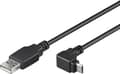 Miniatyrbild 1 av 2: PremiumCord Cable micro USB 2.0, A-B, 90°, 1m