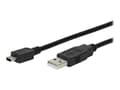 Miniatyrbilde 1 av 5: Vivanco CC U4 18 M - USB-kabel - USB (hann) til mini-USB type B (hann) - USB 2.0 - 1.8 m