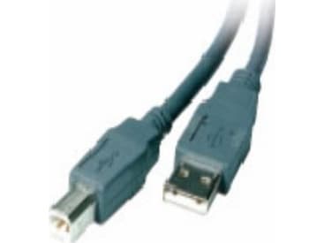 Vivanco 5m USB 2.0 A/B, 5 m, USB A, USB B, Hane/Hane, 0,48 Gbit/s, Grå