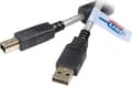 Miniatyrbild 2 av 2: Vivanco High-grade USB 2.0 certified connection cable, USB A, Micro-USB B, Hane/Hane, 0,48 Gbit/s, Svart