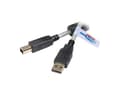 Miniatyrbild 1 av 2: Vivanco High-grade USB 2.0 certified connection cable, USB A, Micro-USB B, Hane/Hane, 0,48 Gbit/s, Svart