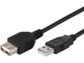 Miniatyrbilde 3 av 3: Vivanco USB 2.0, 1.8m, 1,8 m, USB A, USB A, USB 2.0, Hankjønn/hunkjønn, Sort