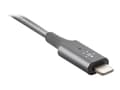 Miniatyrbilde 4 av 5: Belkin BoostCharge Smart - Lightning-kabel - 24 pin USB-C hann til Lightning hann - 1.2 m - grå - Power Delivery-støtte