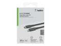 Miniatyrbilde 5 av 5: Belkin BoostCharge Smart - Lightning-kabel - 24 pin USB-C hann til Lightning hann - 1.2 m - grå - Power Delivery-støtte