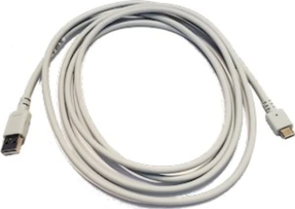 Zebra - USB-kabel - 24 pin USB-C (hane) till USB (hane) - 2.1 m - vit - för P/N: CR6080-PC100FBWW
