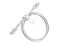 Miniatyrbild 2 av 2: OtterBox Premium - USB-kabel - 24 pin USB-C (hane) till 24 pin USB-C (hane) - 1 m - molnhimmelfärgad vit