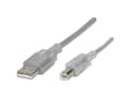Miniatyrbilde 3 av 3: Renkforce RF-4538146, 5 m, USB A, USB B, USB 2.0, 0,48 Gbit/s, Gjennomsiktig