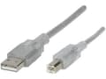 Miniatyrbilde 2 av 3: Renkforce RF-4538146, 5 m, USB A, USB B, USB 2.0, 0,48 Gbit/s, Gjennomsiktig