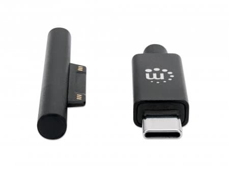 Manhattan 353632, 1,8 m, USB C, Surface Connect, Uros/uros, Musta