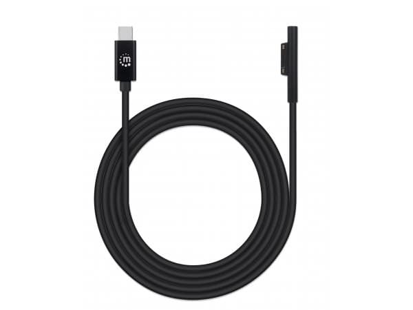 Manhattan 353632, 1,8 m, USB C, Surface Connect, Uros/uros, Musta