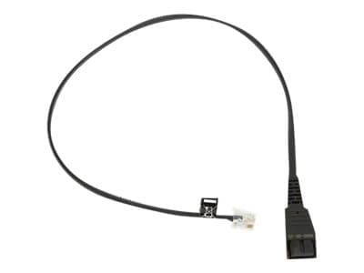 Jabra 8800-00-25, 0,5 m, QD, RJ-10, Musta, Uros, Uros