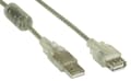 Miniatyrbild 1 av 4: InLine 34618Q, 2 m, USB A, USB A, Hane/Hona, 0,48 Gbit/s, Transparent