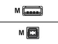Miniatyrbild 3 av 4: Sharkoon - USB-kabel - USB typ B (hane) till USB (hane) - USB 2.0 - 5 m - svart