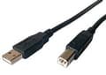 Miniatyrbild 2 av 4: Sharkoon - USB-kabel - USB typ B (hane) till USB (hane) - USB 2.0 - 5 m - svart