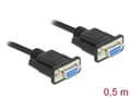 Pikkukuva 5 / 5: DeLOCK 86614, Musta, 0,5 m, RS-232, RS-232, Uros, Uros