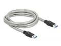 Miniatyrbilde 4 av 5: Delock - USB-kabel - USB-type A (hann) til USB-type A (hann) - USB 3.2 Gen 1 - 2 m - sølv