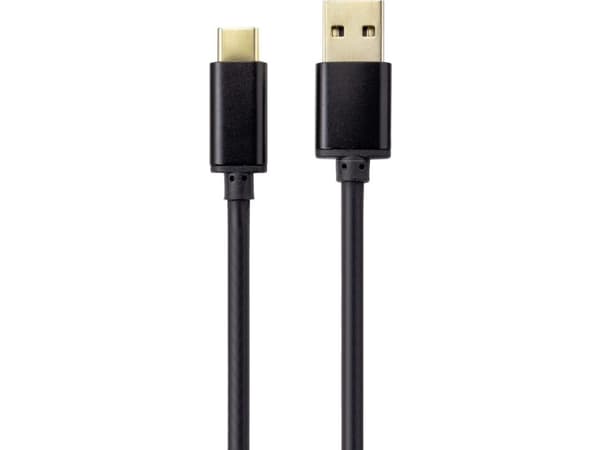 Renkforce RF-4547682, 1,8 m, USB A, USB C, USB 2.0, 0,48 Gbit/s, Sort