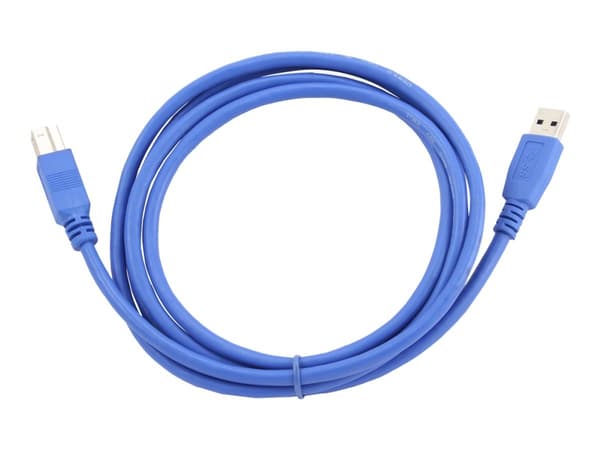 Gembird - USB-kabel - USB typ A (hane) till USB Type B (hane) - USB 3.0 - 1.8 m - formpressad - blå