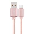 Miniatyrbild 8 av 11: USB-C/Type-C Snabbladdningskabel (Slitstark/Metallhuvuden)