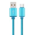 Miniatyrbild 10 av 11: USB-C/Type-C Snabbladdningskabel (Slitstark/Metallhuvuden)