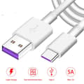 Miniatyrbild 2 av 2: Huawei P30 Pro kompatibel kabel SuperCharge USB-C 22,5W 5A  2m Braided