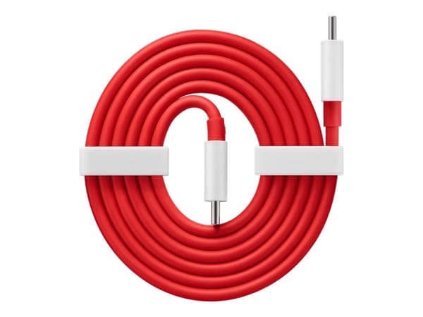 OnePlus Warp Charge - USB-kabel - 24 pin USB-C (hann) til 24 pin USB-C (hann) - 1 m - rød