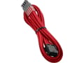 Miniatyrbilde 3 av 3: CableMod PRO ModMesh - Strømforlengelseskabel - 8-pins PCIe-strøm (hann) til 8-pins PCIe-strøm (hunn) - 45 cm - formstøpt - rød