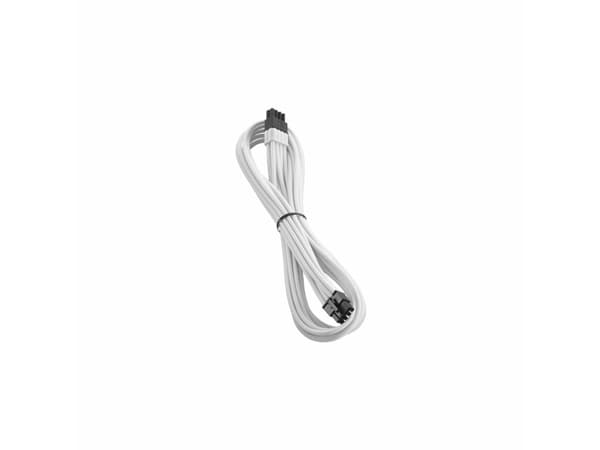 CableMod PRO ModMesh - Strømkabel - 8-pins PCIe-strøm (hann) til 8-pins PCIe-strøm (hann) - 60 cm - hvit - for CORSAIR AX1200, AX1500, AX1600, AX760,