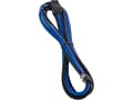 Miniatyrbilde 3 av 3: CableMod PRO ModMesh RT-Series - Strømkabel - 8-pins PCIe-strøm (hann) - 60 cm - formstøpt - svart, blå