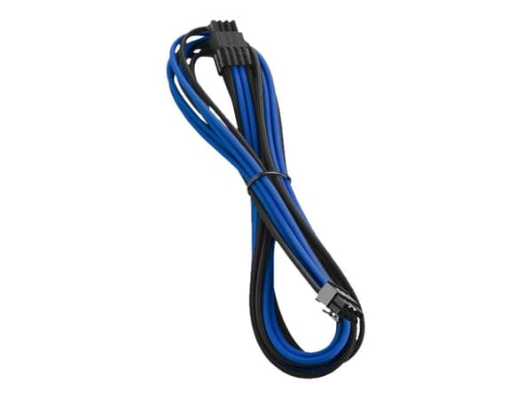 CableMod PRO ModMesh RT-Series - Strømkabel - 8-pins PCIe-strøm (hann) - 60 cm - formstøpt - svart, blå