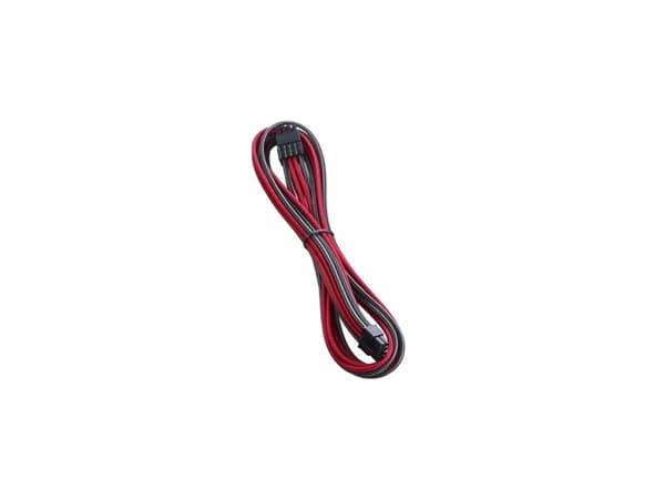 CableMod PRO ModMesh RT-Series - PCI Express-sovitinkaapeli - 8 pin PCIe-strøm til 8 pin PCIe-strøm - 60 cm - rød, kulsort