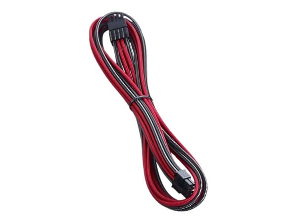 CableMod PRO ModMesh RT-Series - PCI Express-sovitinkaapeli - 8 pin PCIe-strøm til 8 pin PCIe-strøm - 60 cm - rød, kulsort