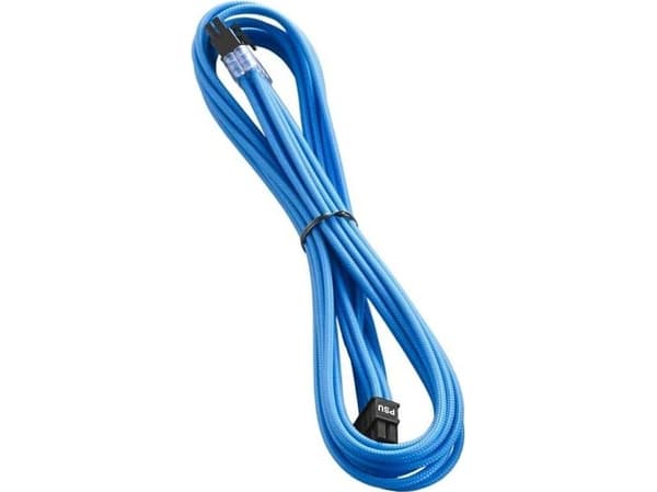 CableMod PRO ModMesh RT-Series - Strømkabel - 8-pins PCIe-strøm (hann) - 60 cm - formstøpt - lys blå