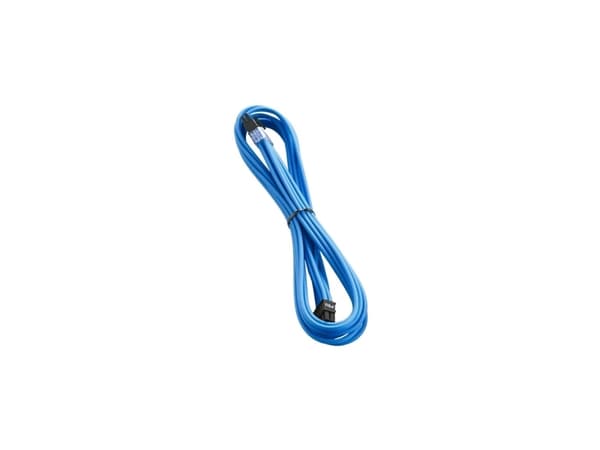 CableMod PRO ModMesh RT-Series - Strømkabel - 8-pins PCIe-strøm (hann) - 60 cm - formstøpt - lys blå