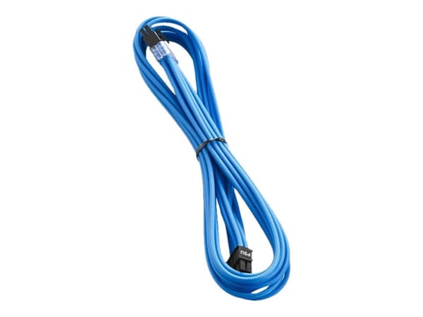 CableMod PRO ModMesh RT-Series - Strømkabel - 8-pins PCIe-strøm (hann) - 60 cm - formstøpt - lys blå
