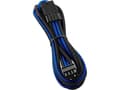 Miniatyrbilde 3 av 3: CableMod PRO ModMesh - Strømforlengelseskabel - 8-pins PCIe-strøm (hann) til 8-pins PCIe-strøm (hunn) - 45 cm - formstøpt - svart, blå