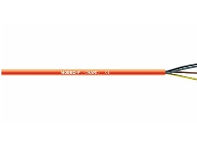 Lapp H05BQ-F, 100 m, Oransje, Kopper, 14,4 kg/km, 50 kg/km, 3000 V