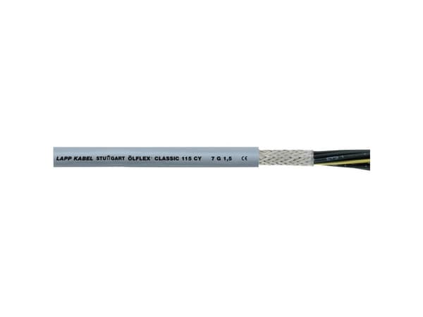 Lapp ÖLFLEX CLASSIC 115 CY, Grå, PVC, 36 kg/km, 54 kg/km, 4000 V, 0,5 mm²