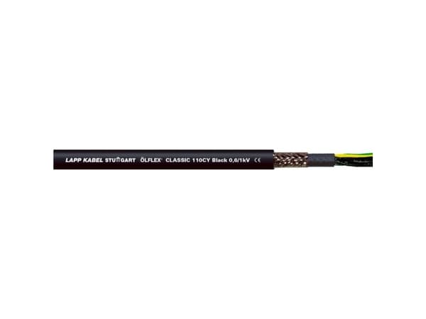 Lapp ÖLFLEX CLASSIC 110 CY BLACK, 100 m, Sort, Kobber, PVC, 79 kg/km, 210 kg/km