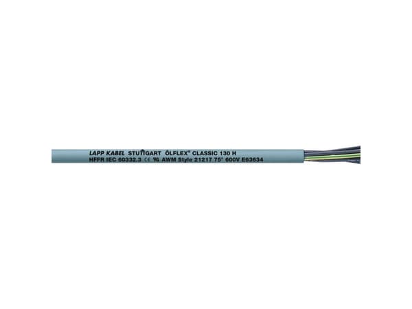 Lapp ÖLFLEX 1123034, 100 m, Grå, 21,6 kg/km, 56 kg/km, 4000 V, 0,75 mm²