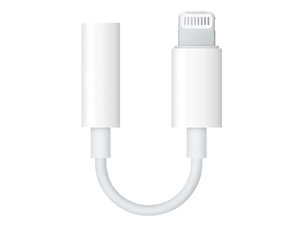 Apple Lightning to 3.5 mm Headphone Jack Adapter - Lightning til hodetelefonjakk-adapter - Lightning hann til mini-phone stereo 3.5 mm hunn