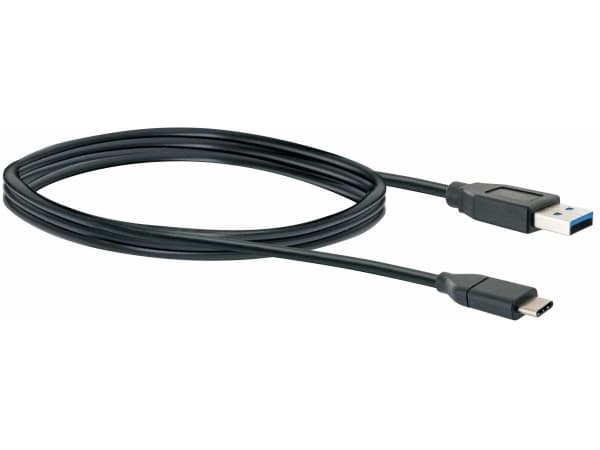 Schwaiger Professional - USB-kabel - USB-type A (hann) til 24 pin USB-C (hann) - USB 3.1 - 1 m - svart