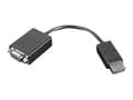 Miniatyrbild 1 av 3: Lenovo - DisplayPort-kabel - DisplayPort till HD-15 (VGA) - 20 cm - FRU - för ThinkCentre M75t Gen 2; M80s Gen 3; M90a Gen 3; M90q Gen 2; M90t Gen 3;