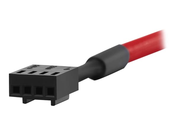 Noctua NA-SEC1 chromax.red - Forlengelseskabel for viftestrømforsyning - 4-pins PWM (hunn) til 4-pins PWM (hann) - 30 cm - rød