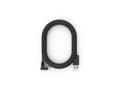 Miniatyrbilde 1 av 2: Huddly - USB-kabel - USB Type A (hann) til USB-C (hann) vinklet - USB 3.1 Gen 1 - 5 m - svart